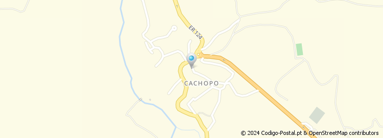 Mapa de Cachopo
