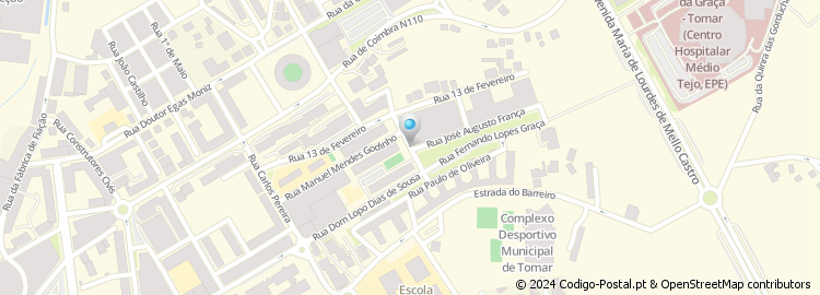 Mapa de Rua Bairro do Colégio