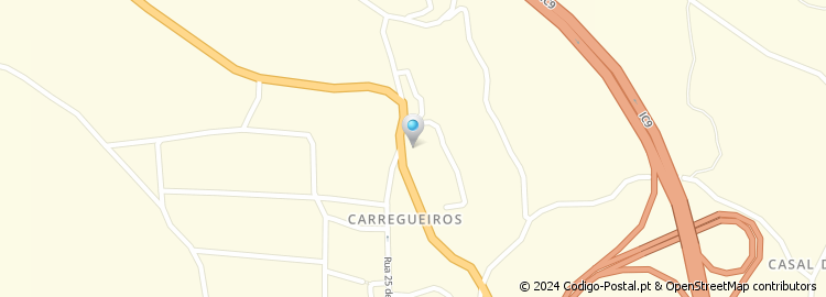 Mapa de Rua Vale do Carvalho