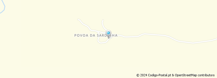 Mapa de Póvoa de Baixo