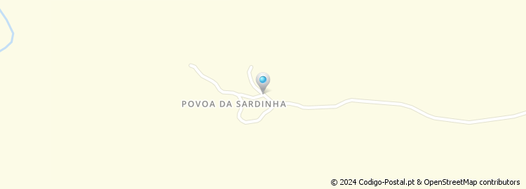 Mapa de Póvoa de Sardinha