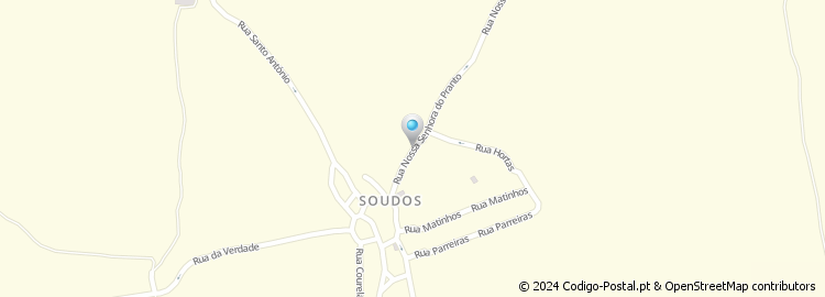 Mapa de Rua das Loucas