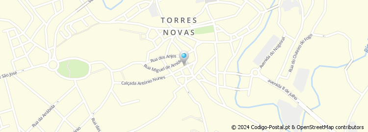 Mapa de Rua de Santiago