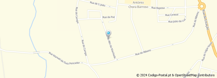Mapa de Rua do Alto da Machada