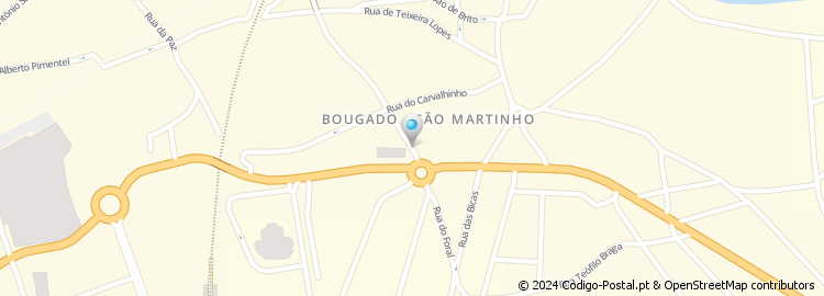 Mapa de Rua Padre Joaquim Ribeiro