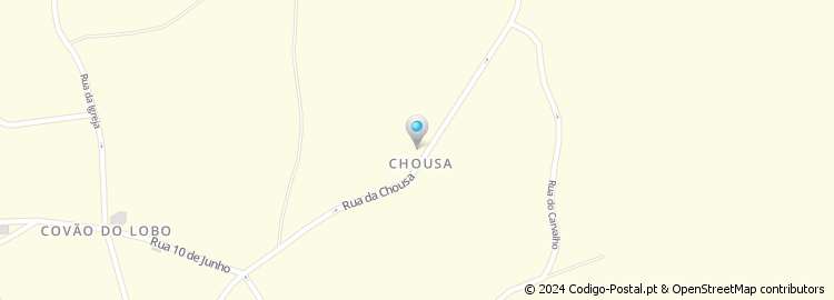 Mapa de Chousa