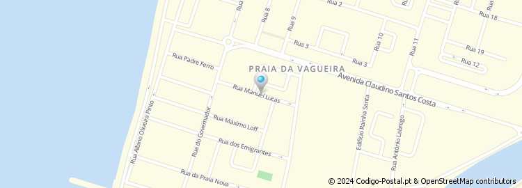 Mapa de Rua Manuel Lucas
