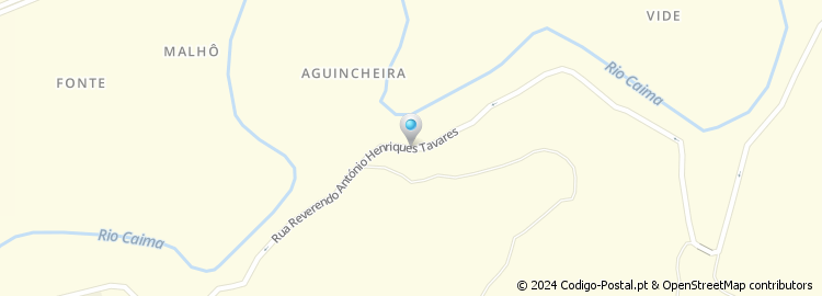 Mapa de Bouça da Aguincheira