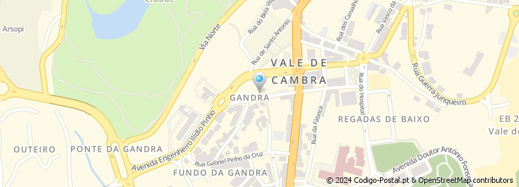Mapa de Rua Padre Manuel de Almeida Oliveira