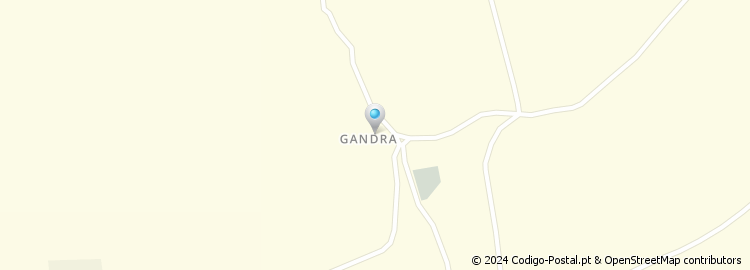 Mapa de Zona Industrial da Gandra