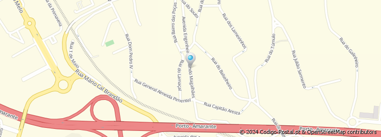 Mapa de Avenida Engenheiro Armando Magalhães