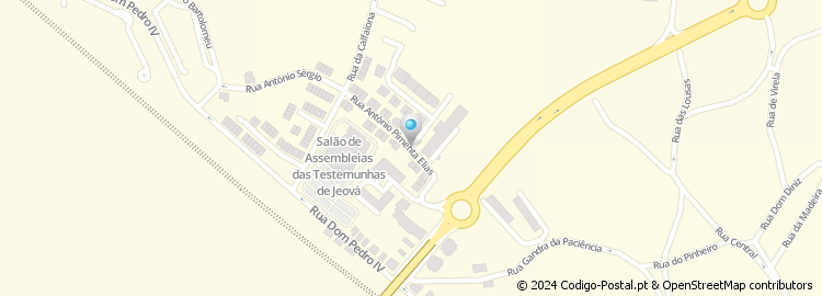 Mapa de Rua António Pimenta