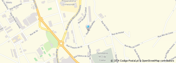 Mapa de Rua do Ramalhão
