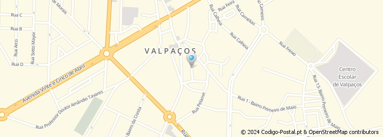 Mapa de Rua de São Vicente