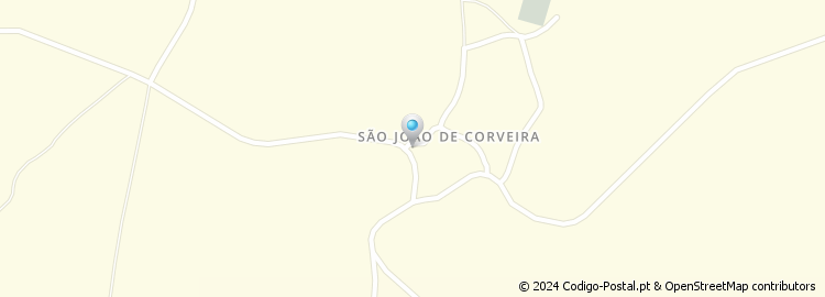 Mapa de São João da Corveira