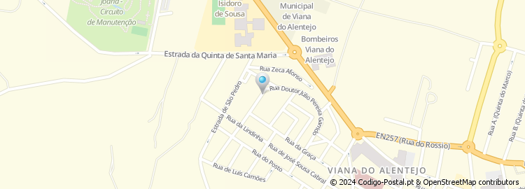 Mapa de Rua Doutor Júlio Pereira Garrido