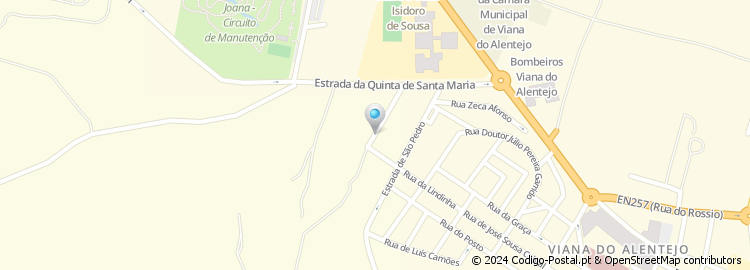 Mapa de Rua Quinta de Santa Maria