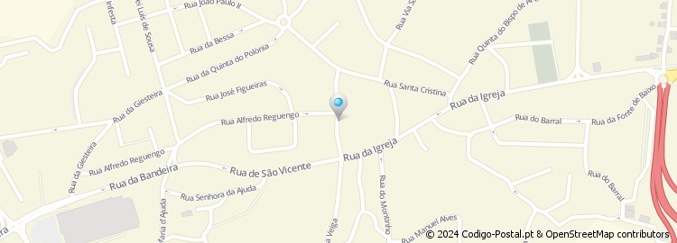 Mapa de Rua Coronel António Gonçalves Pires