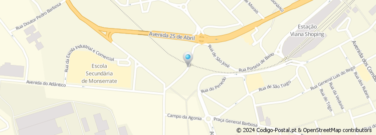 Mapa de Rua Dona Amélia de Morais