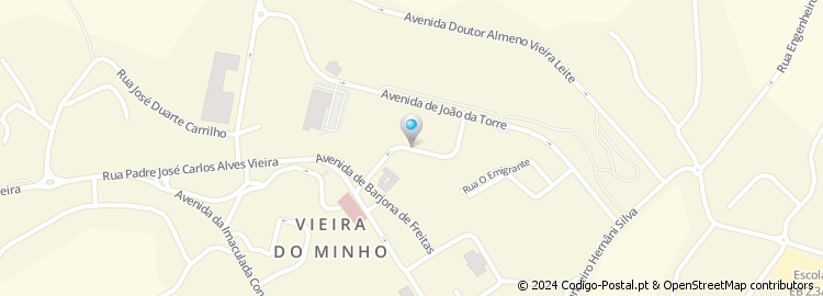 Mapa de Rua Padre Casimiro José Vieira