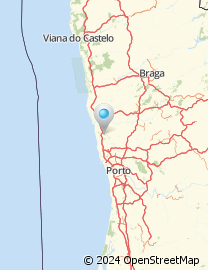 Mapa de Rua Central de Modivas de Baixo