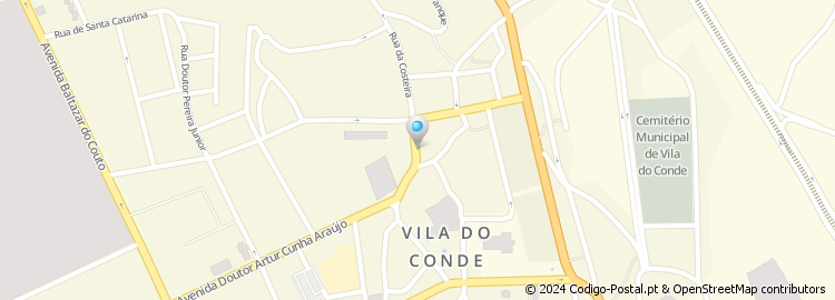 Mapa de Rua Comendador António Fernandes da Costa