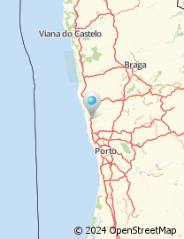 Mapa de Rua de Modivas de Baixo