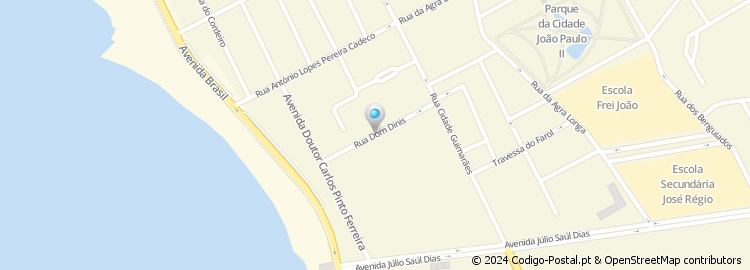 Mapa de Rua dos Prados