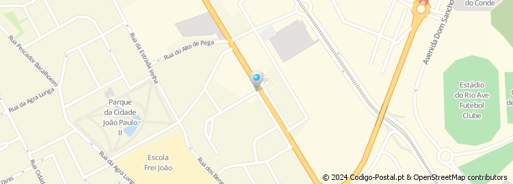 Mapa de Rua João do Canto e Castro