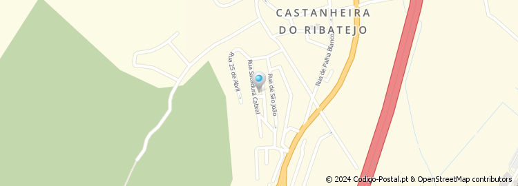 Mapa de Rua do Olival de São João