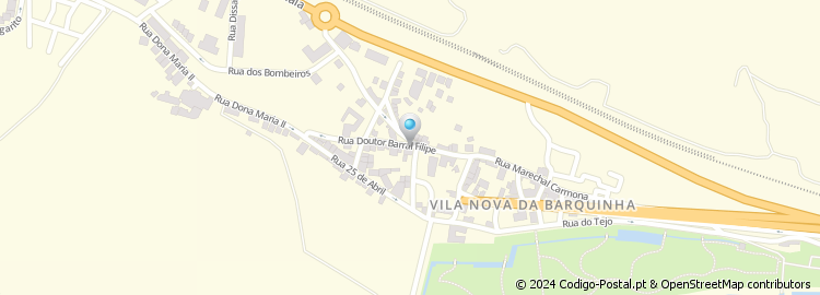 Mapa de Apartado 24, Vila Nova da Barquinha