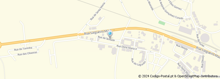 Mapa de Rua da Serrada