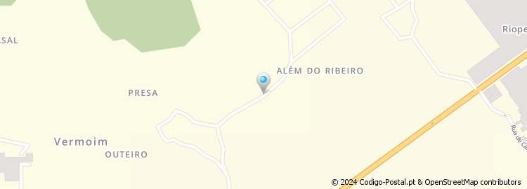 Mapa de Avenida Além do Ribeiro