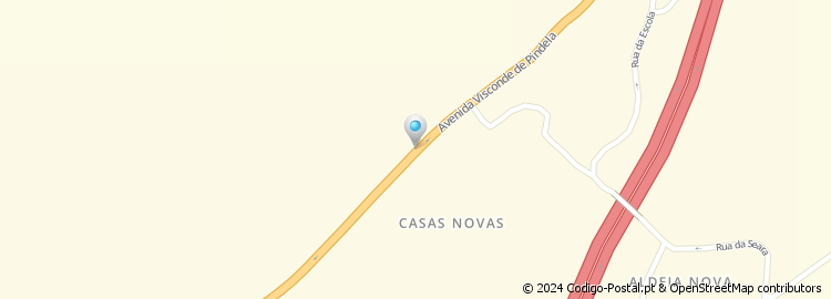 Mapa de Avenida Visconde de Pindela