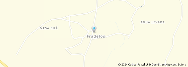 Mapa de Fradelos