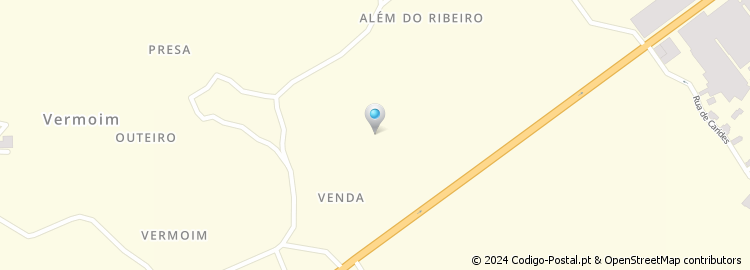 Mapa de Rua Além do Ribeiro