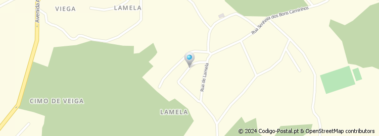 Mapa de Rua Alto de Lamela