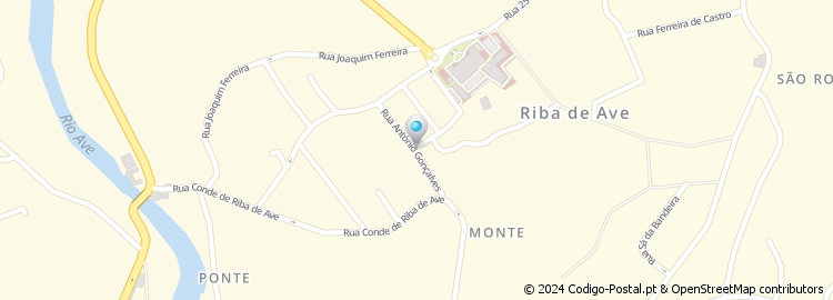 Mapa de Rua António Gonçalves