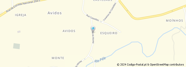 Mapa de Rua Carvalho