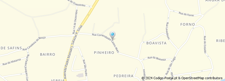 Mapa de Rua Comendador Castro Alves