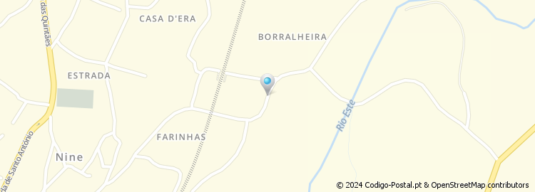 Mapa de Rua da Borralheira