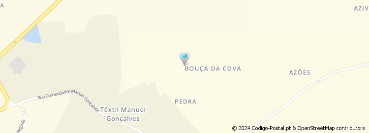 Mapa de Rua da Bouça Cova