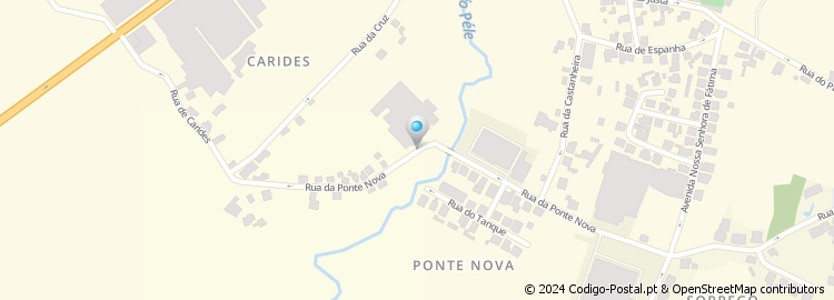 Mapa de Rua da Ponte Nova