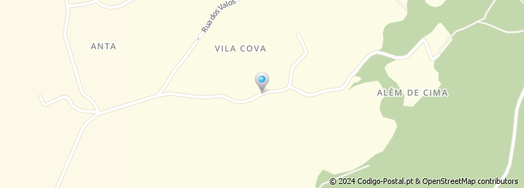 Mapa de Rua de Vila Cova