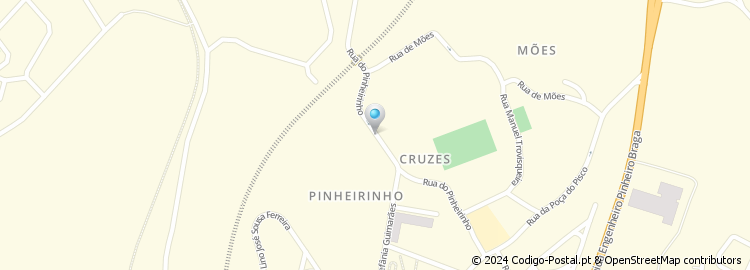 Mapa de Rua do Pinheirinho