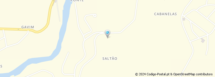 Mapa de Rua do Saltão