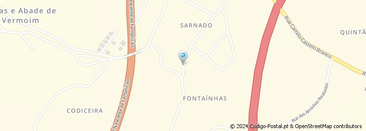 Mapa de Rua do Sarnado