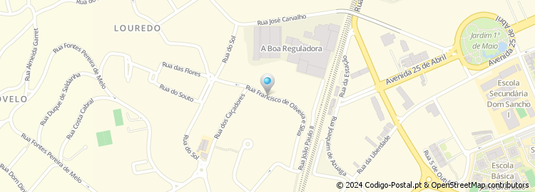 Mapa de Rua Francisco Oliveira Silva