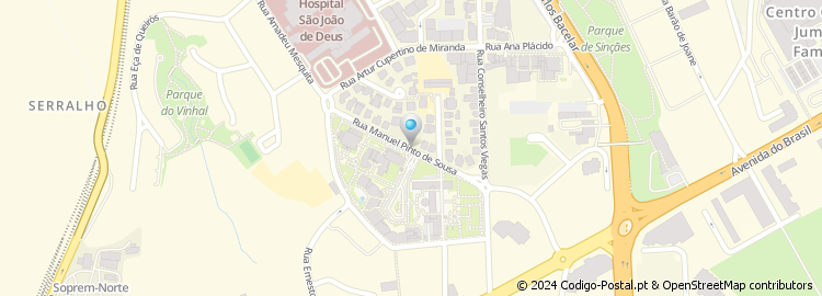 Mapa de Rua Manuel Pinto de Sousa