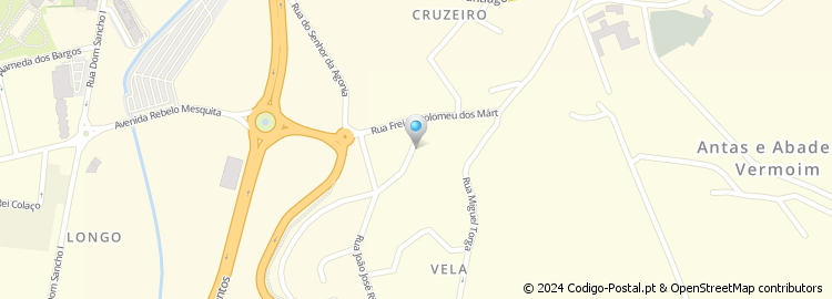 Mapa de Rua Padre Augusto Ferreira Veloso